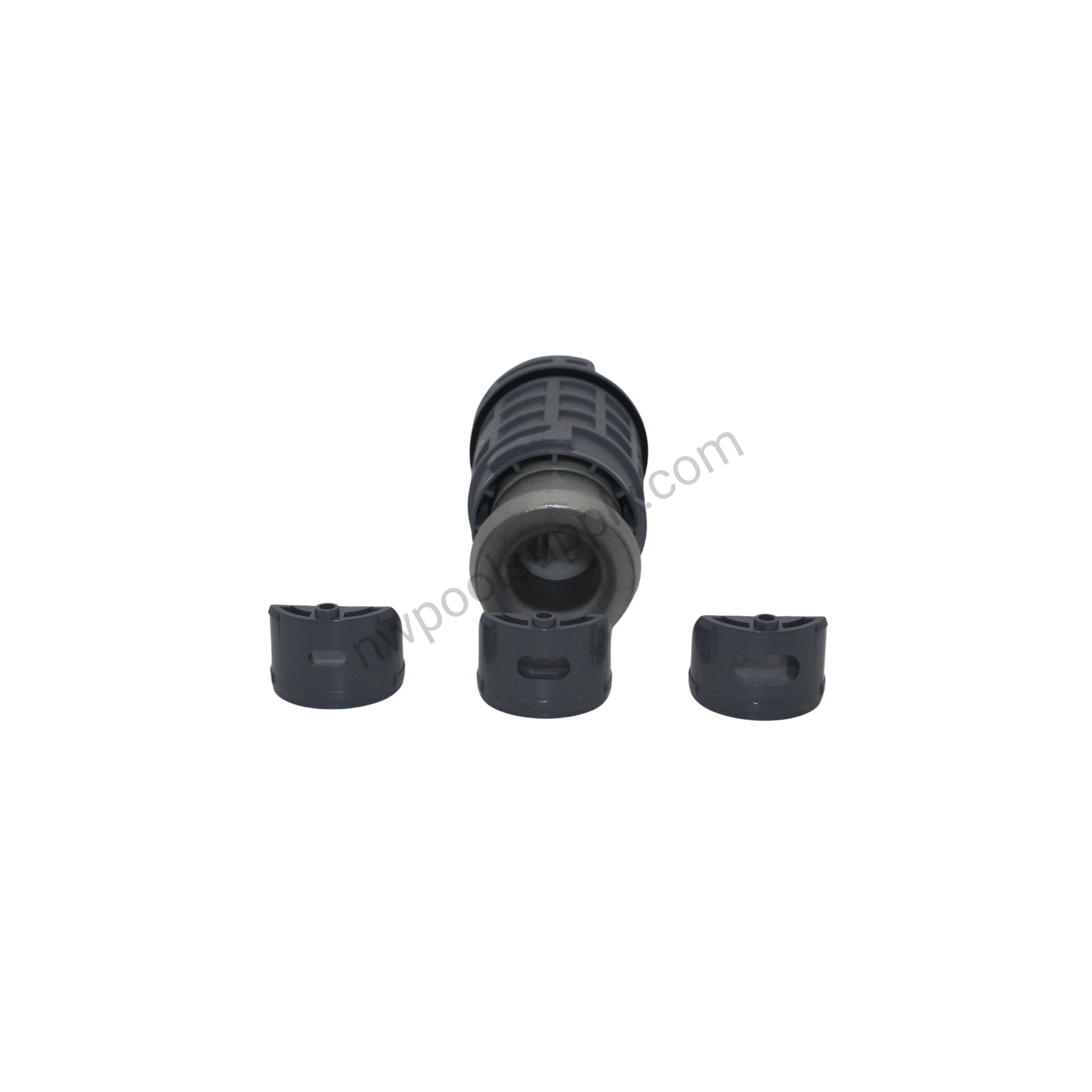Blue Square 11420-GR Gray Q360+ Performance Jet with 3 Nozzles