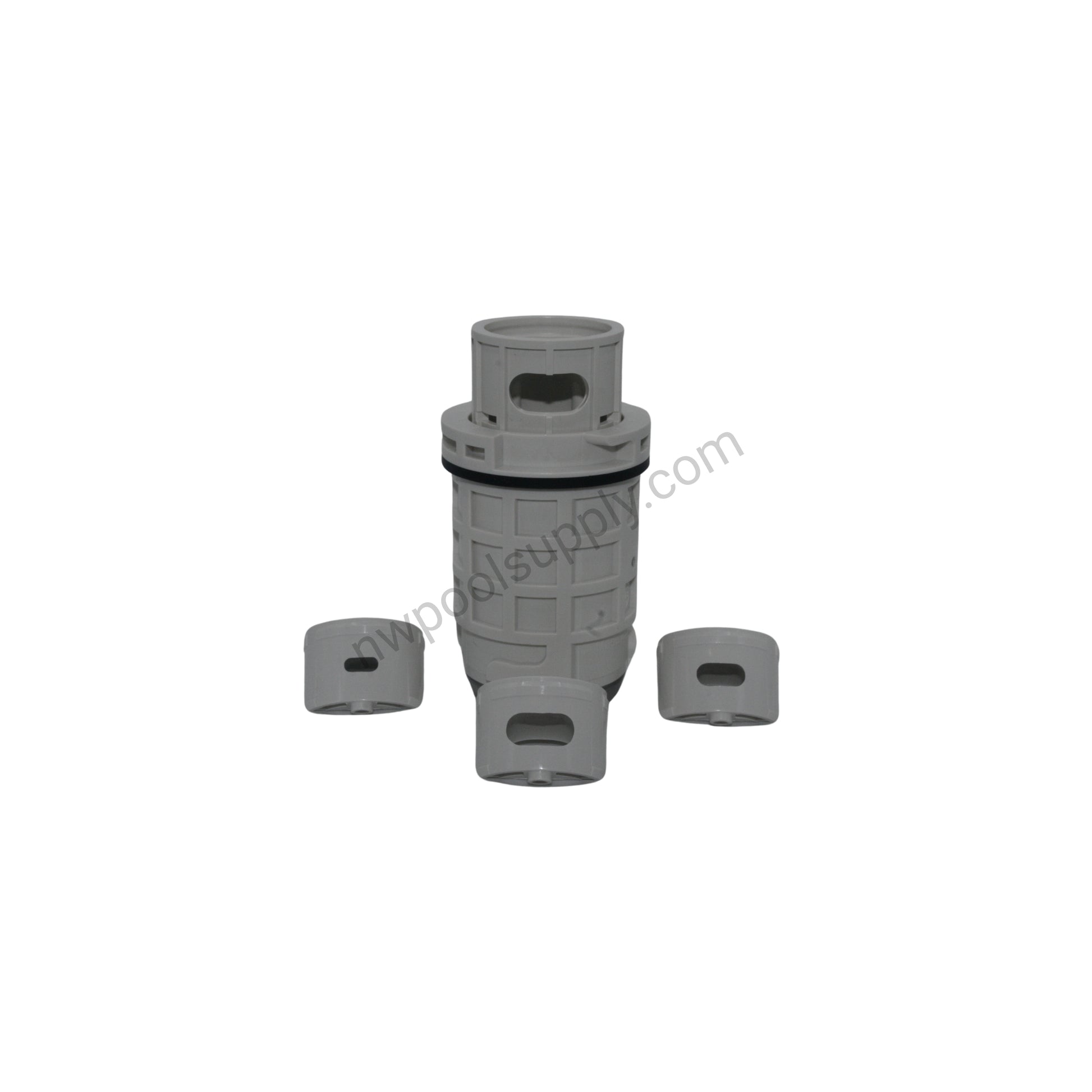 11420-wt q360 head in white color with 3 selectable nozzles