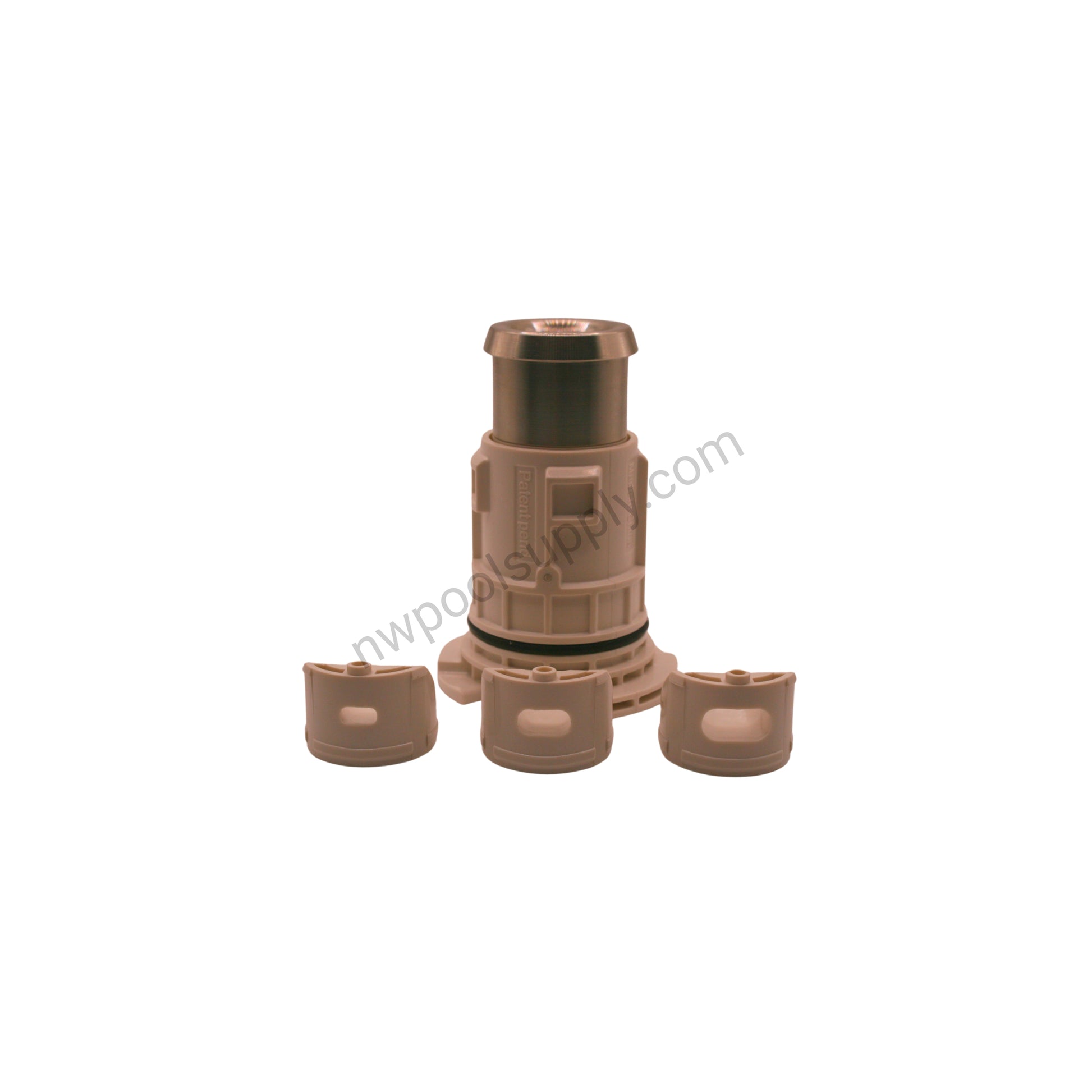 11520-WT White Retrofit Head for Paramount PV3 Infloor Cleaner Heads
