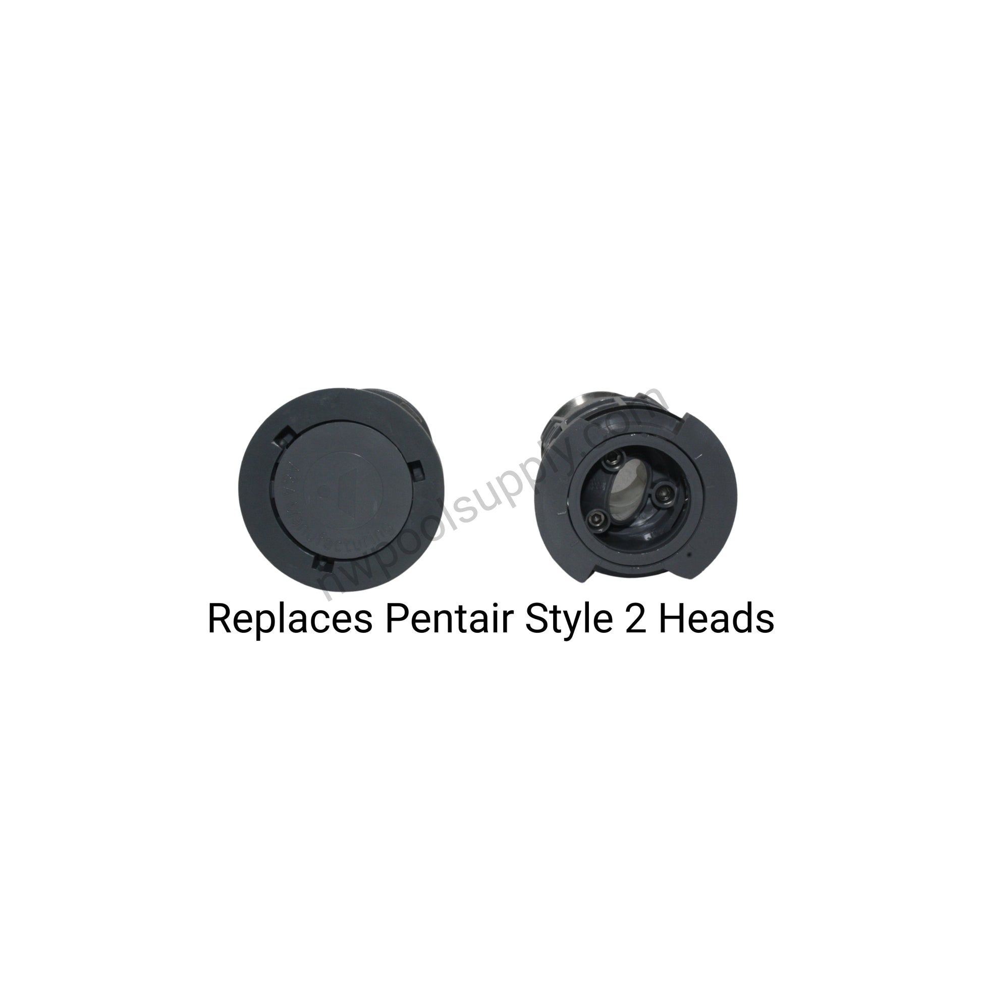 11620-GR Gray Retrofit Head for Quik Clean II Cleaner in-floor
