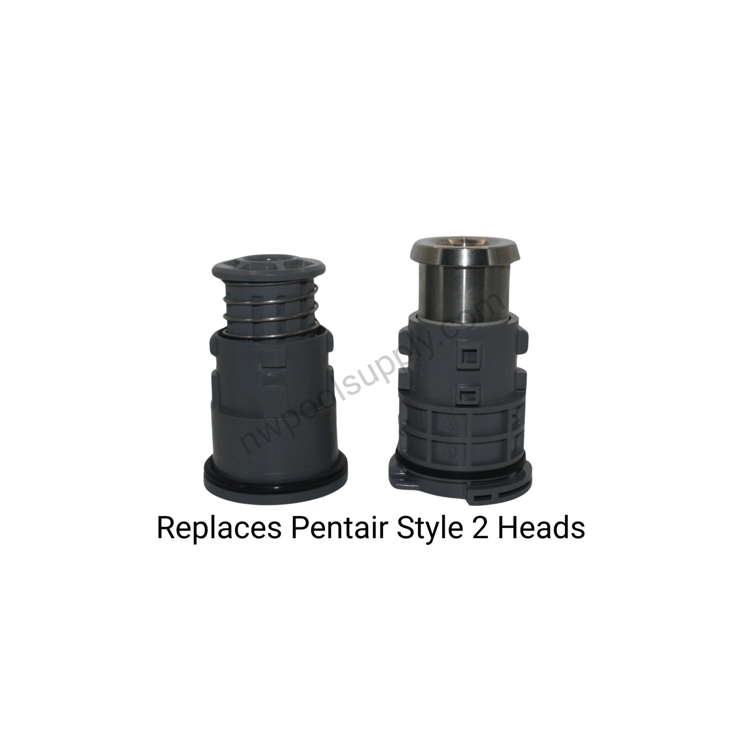 11620-GR Gray Retrofit Head for Quik Clean II Cleaner in-floor