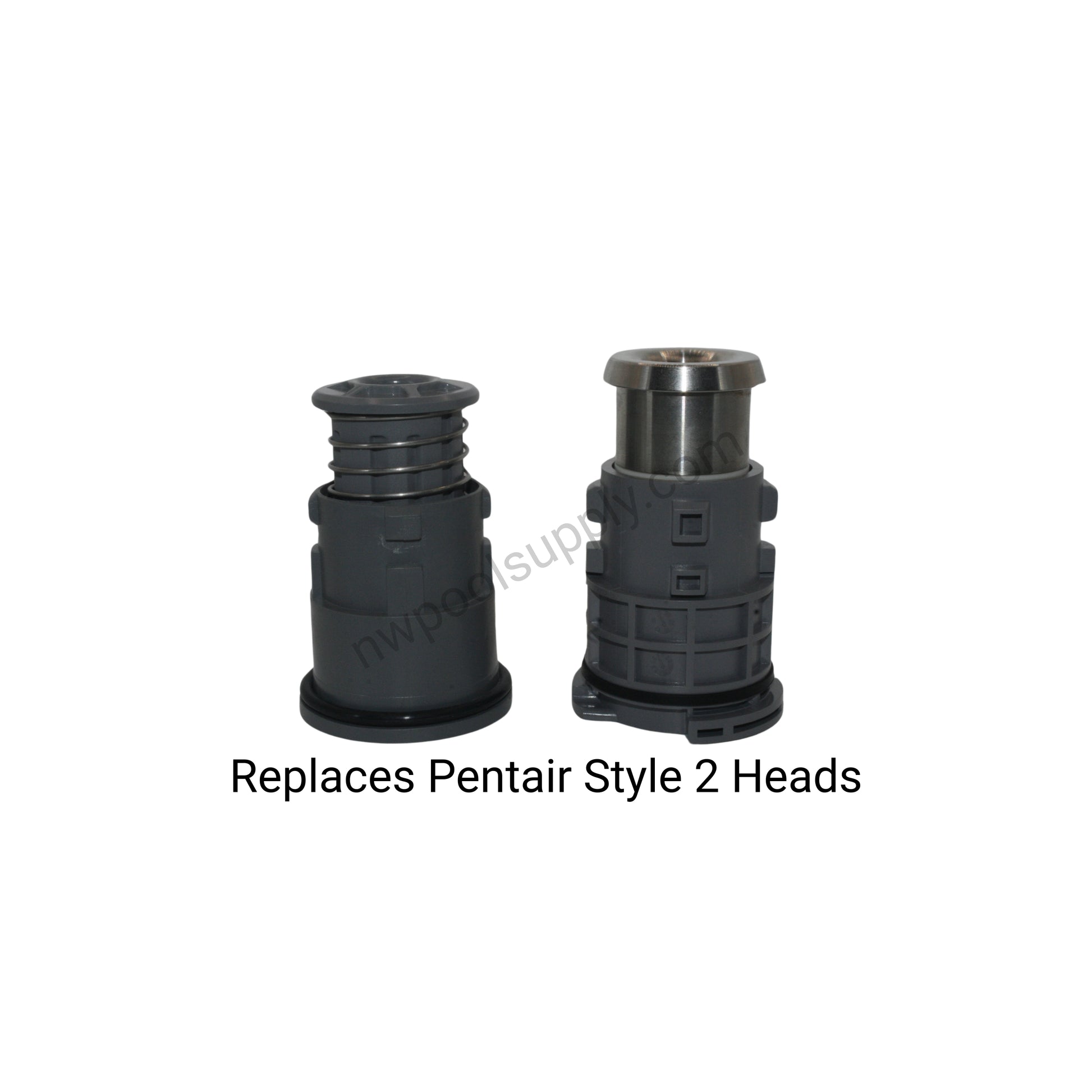 11620-GR Gray Retrofit Head for Quik Clean II Cleaner in-floor