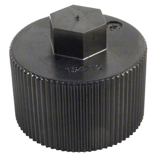 Pentair 154712Z Drain Cap For Sand Dollar Top Mount Pool/Spa Sand Filter side view showing part number