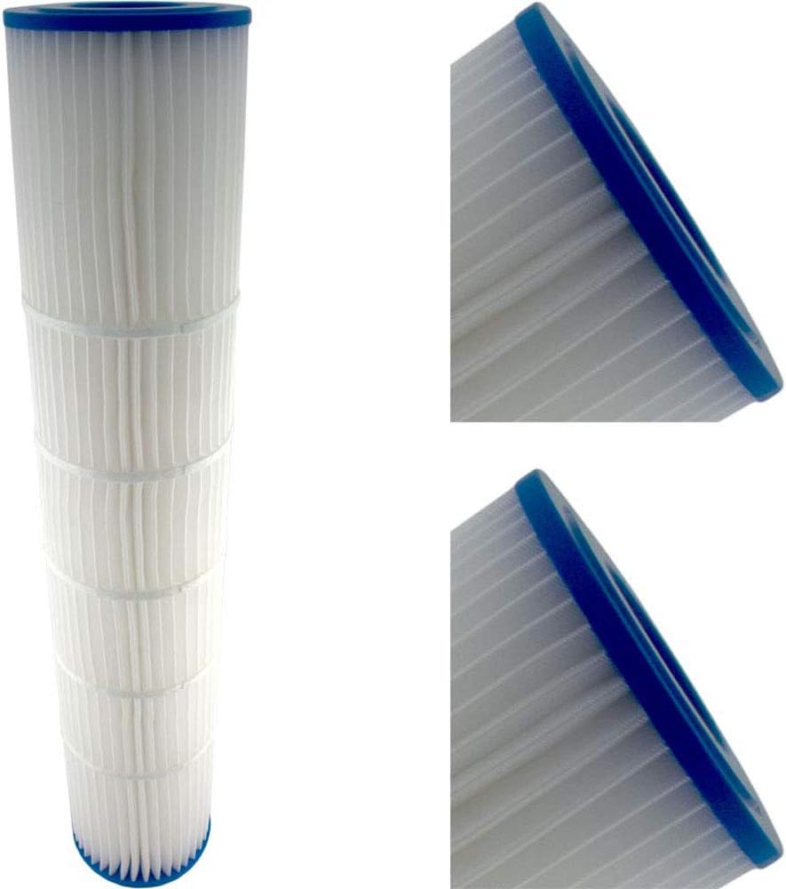 Pentair - 178656 Replacement Cartridge for Quad DE 100, 25 Sq Ft end cap details