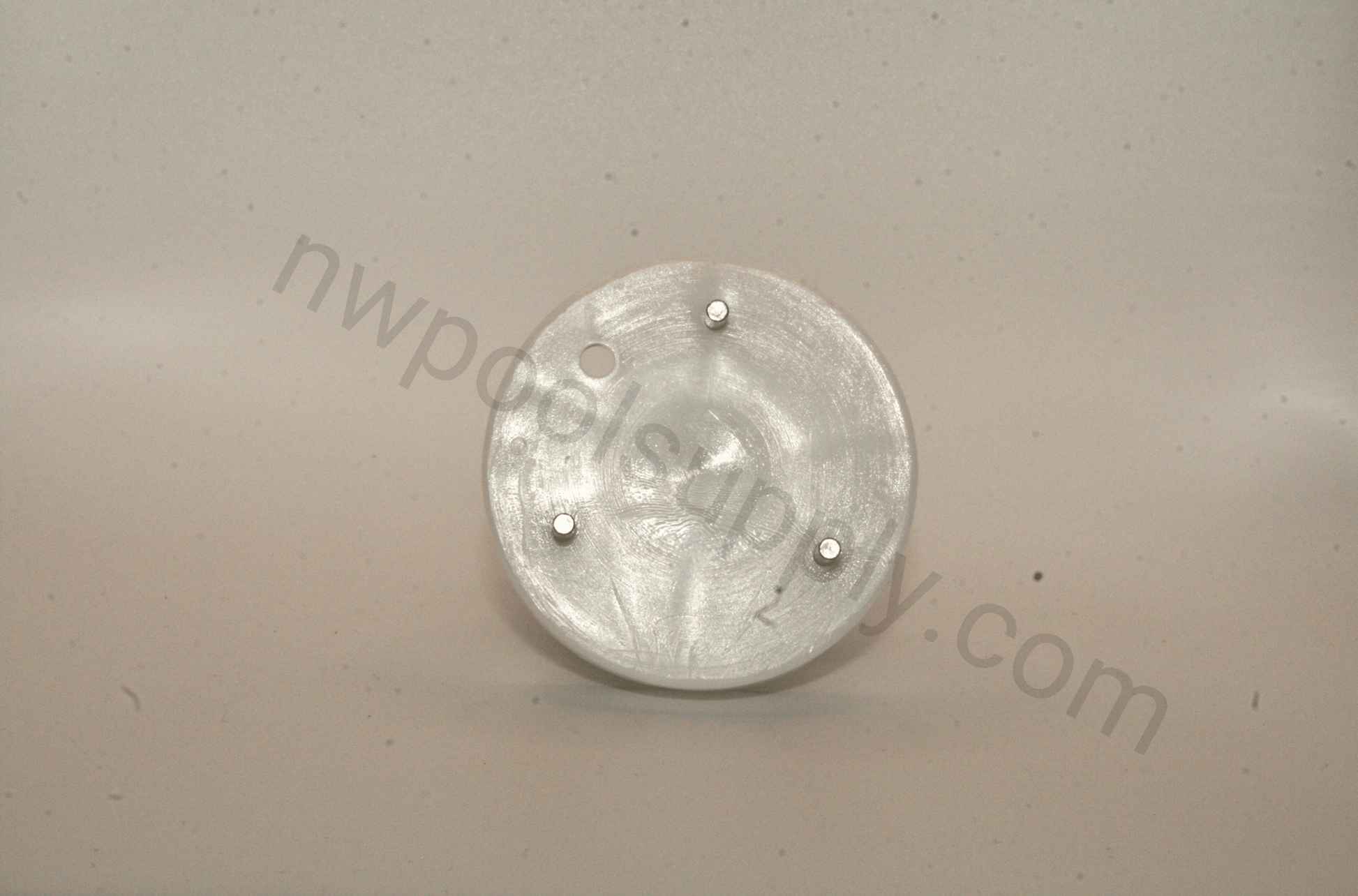 Pentair Style 2 or G2 plastic install tool with 3 prongs pins bottom view