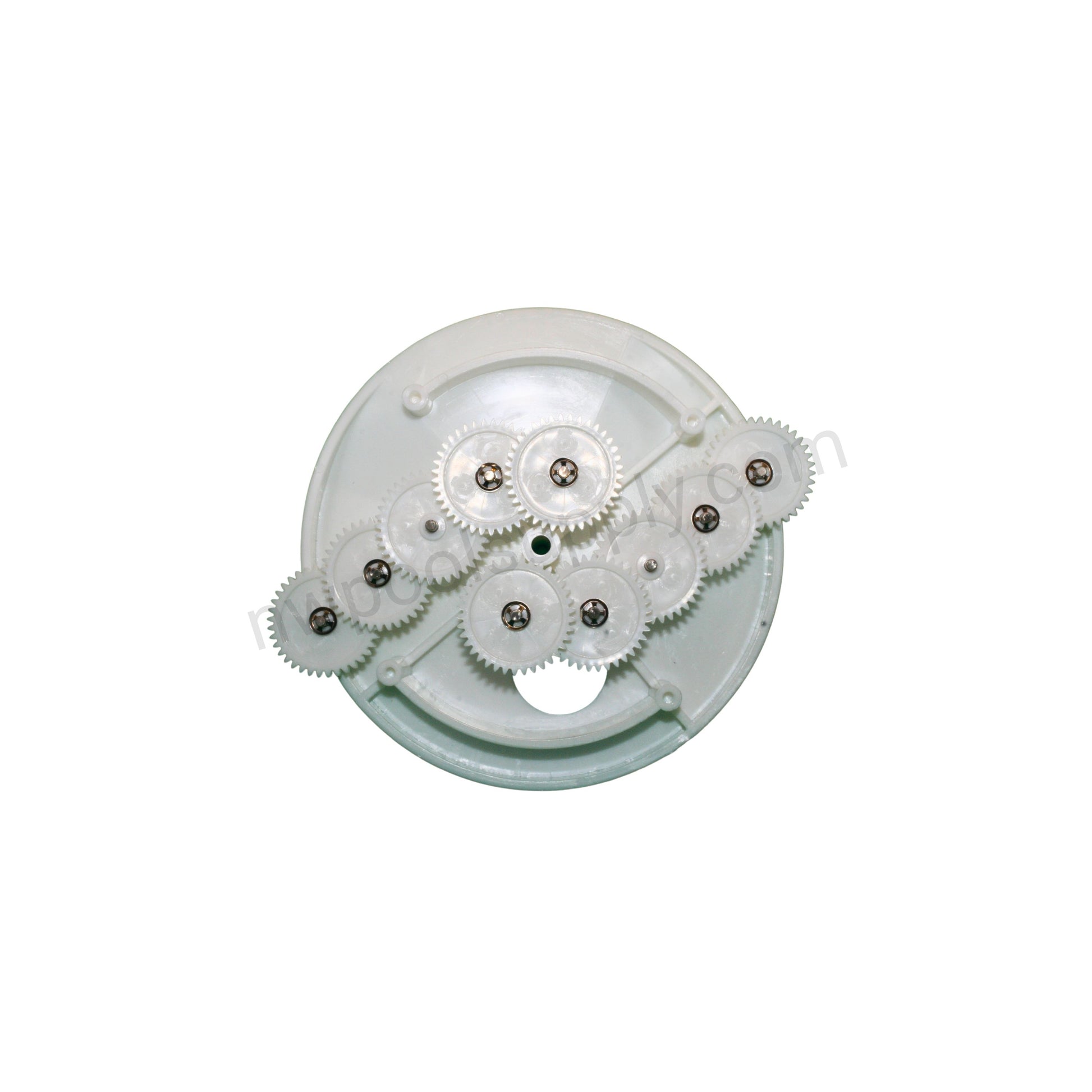 Pentair 230069 2" 6 Port Low Profile T-Valve Kit gear set top view