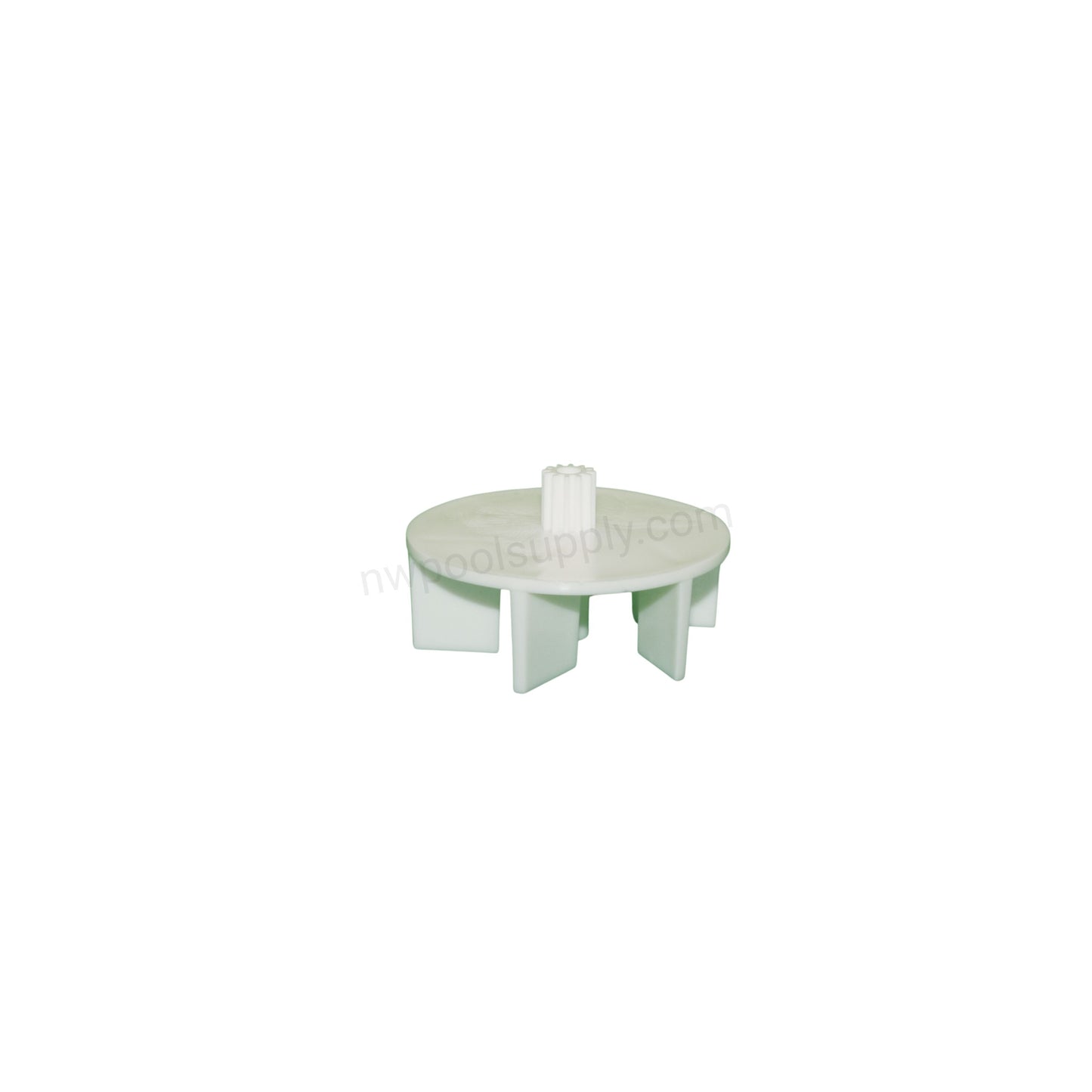 Pentair 230069 2" 6 Port Low Profile T-Valve Kit impeller bottom view