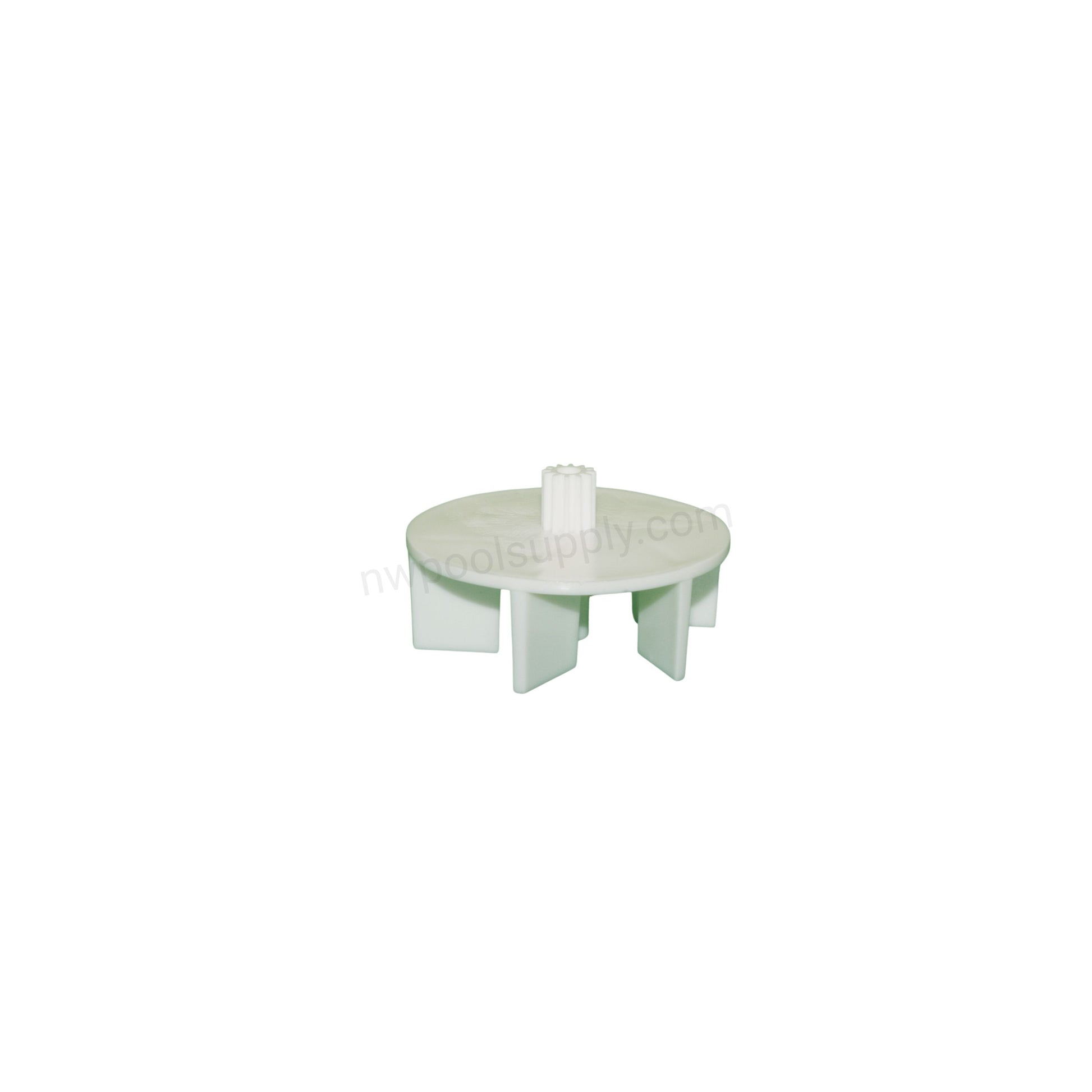 Pentair 230069 2" 6 Port Low Profile T-Valve Kit impeller bottom view