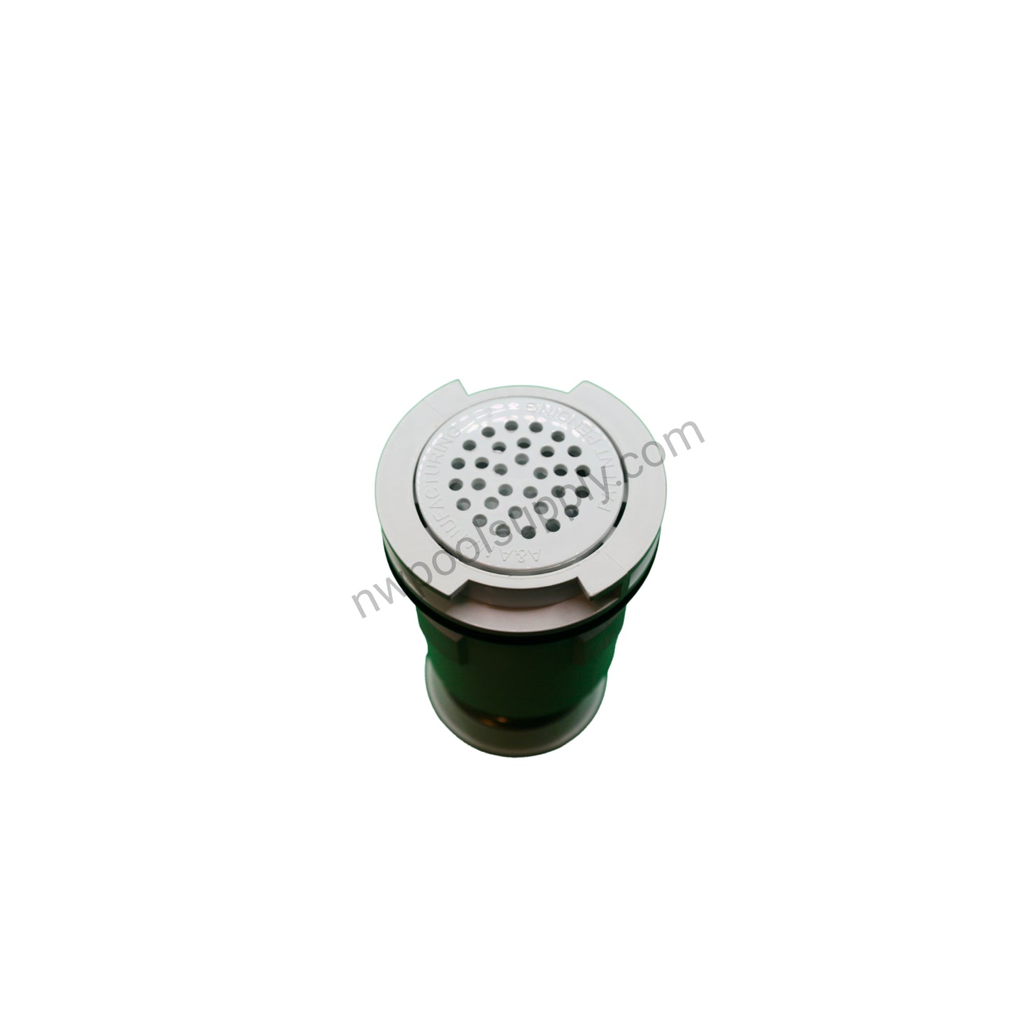 Pentair 231201 White G4V Cleaning Internal Head top showing venturi holes