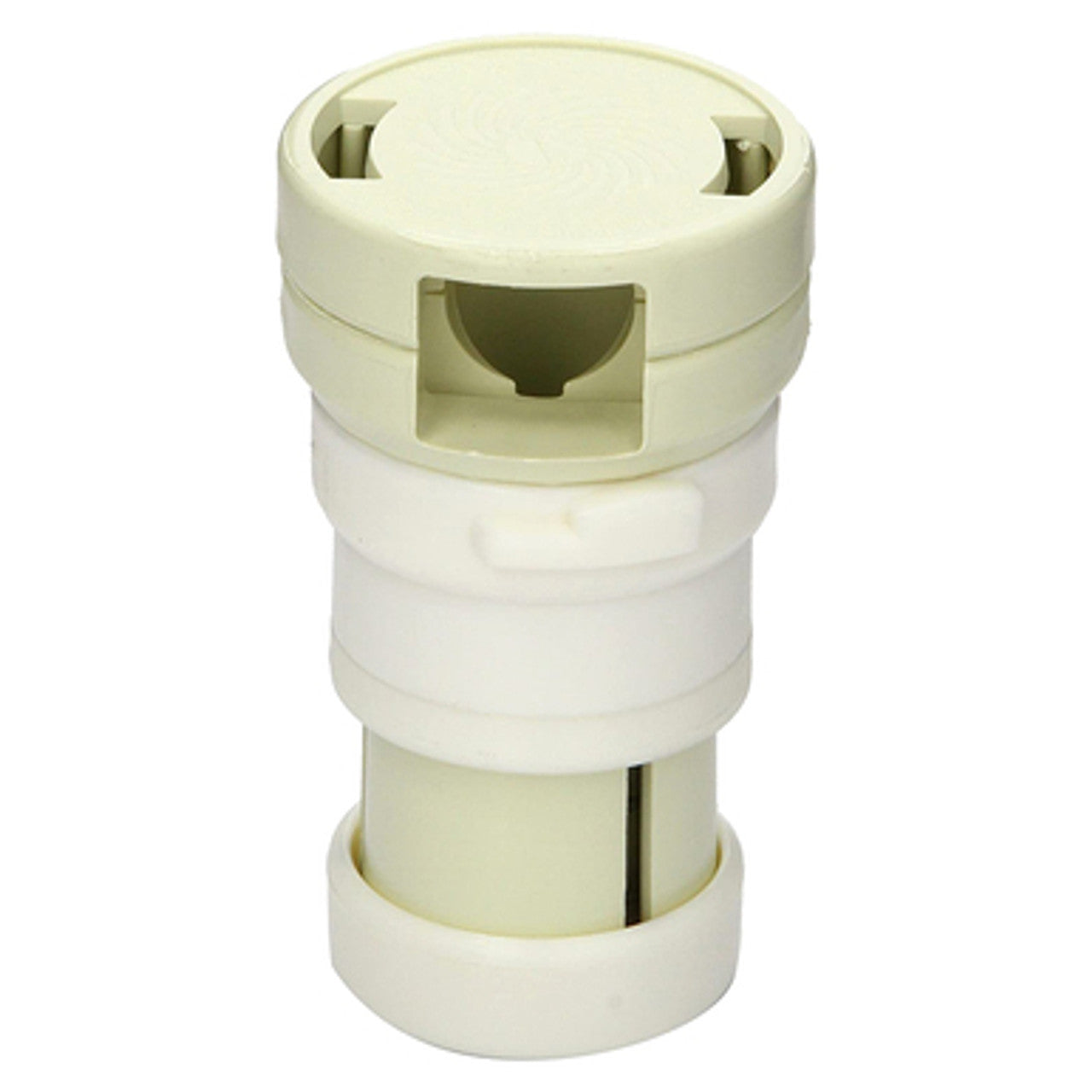 Caretaker 3-9-500 Light Cream Bayonet Style Cleaning Head Only for Cleaning Heads front view of head