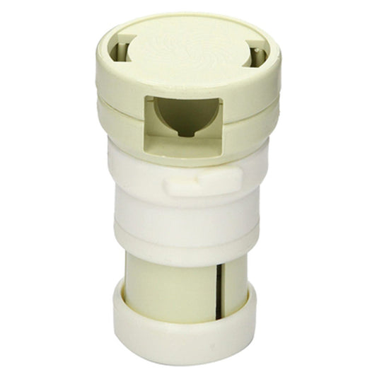 Caretaker 3-9-500 Light Cream Bayonet Style Cleaning Head Only for Cleaning Heads front view of head