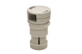 Caretaker 3-9-500 Light Cream Bayonet Style Cleaning Head Only for Cleaning Heads angle view