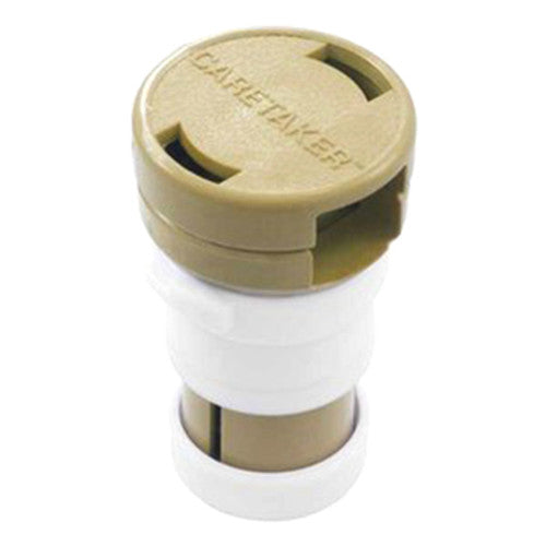 Caretaker 3-9-502 Bayonet Style Cleaning Head Only for Caretaker Cleaning Heads; Pebble Gold top view