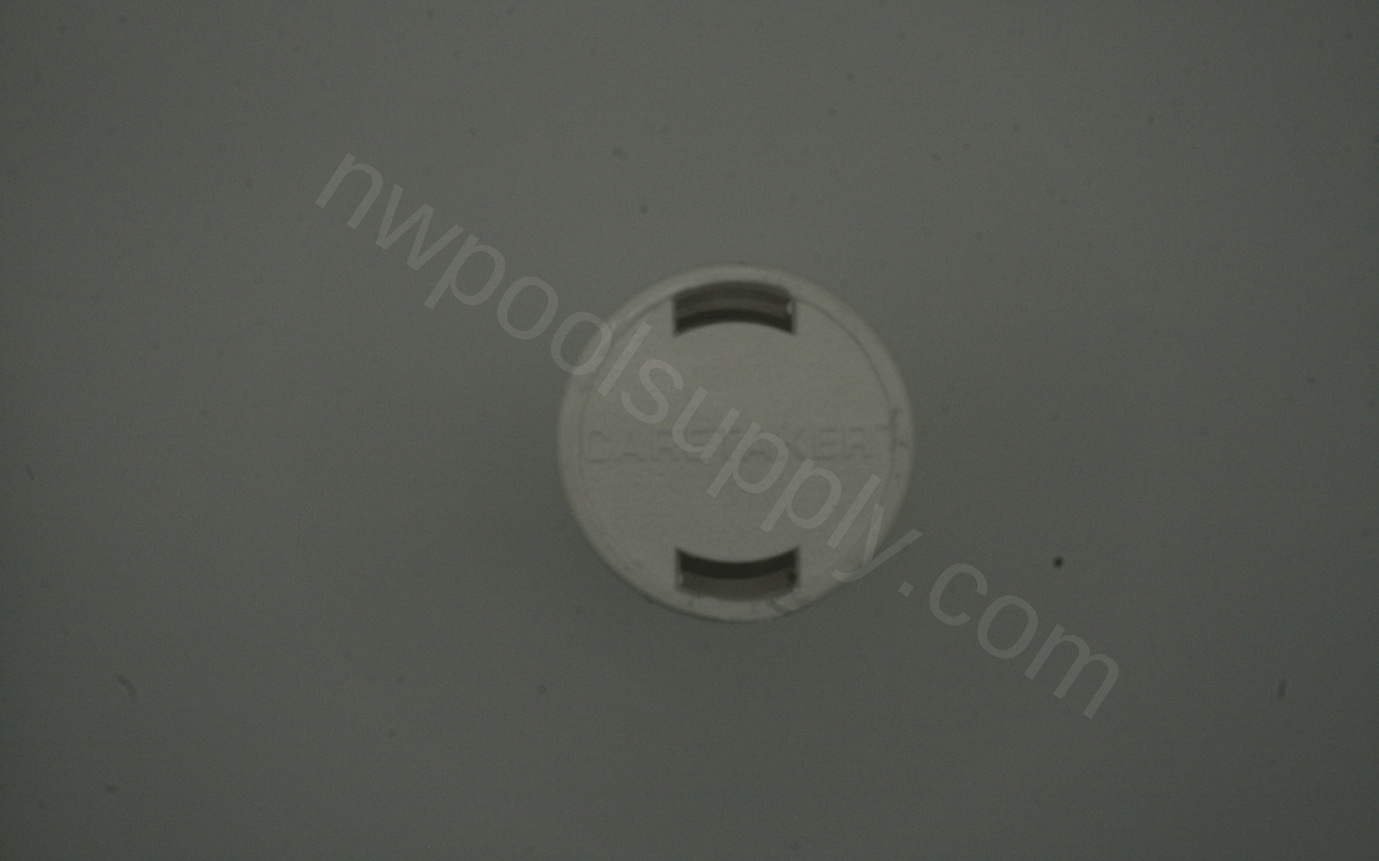 Caretaker 3-9-508 Bright White Bayonet Style Cleaning Head Only for Cleaning Head top view