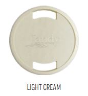 Caretaker 3-9-500 Light Cream Bayonet Style Cleaning Head Only for Cleaning Heads color cap shown