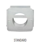 Zodiac Pool 1-9-461 Clear Standard Nozzle for Caretaker Cleaning Heads
front view
