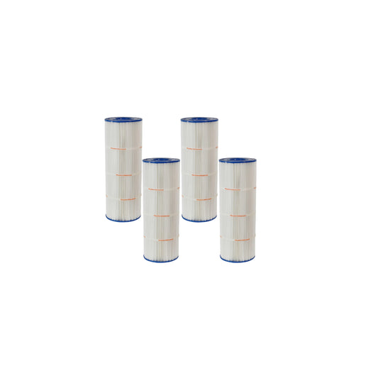 PCC80-PAK4 7" Diameter 320 SqFt Replacement Filter Cartridge 4 Pack view of entire set