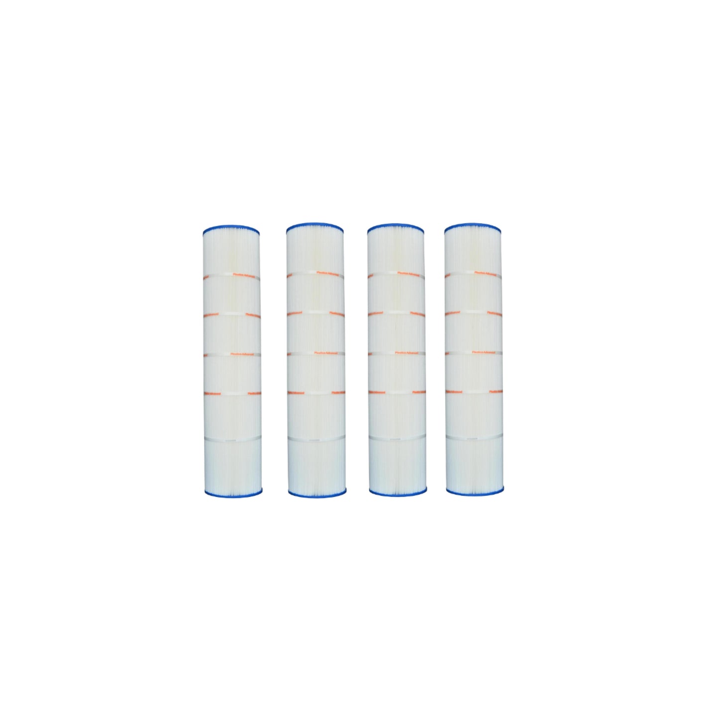 PJAN145-PAK4 7-1/8" Diameter 580 SqFt Replacement Filter Cartridge 4 Pack FRONT VIEW