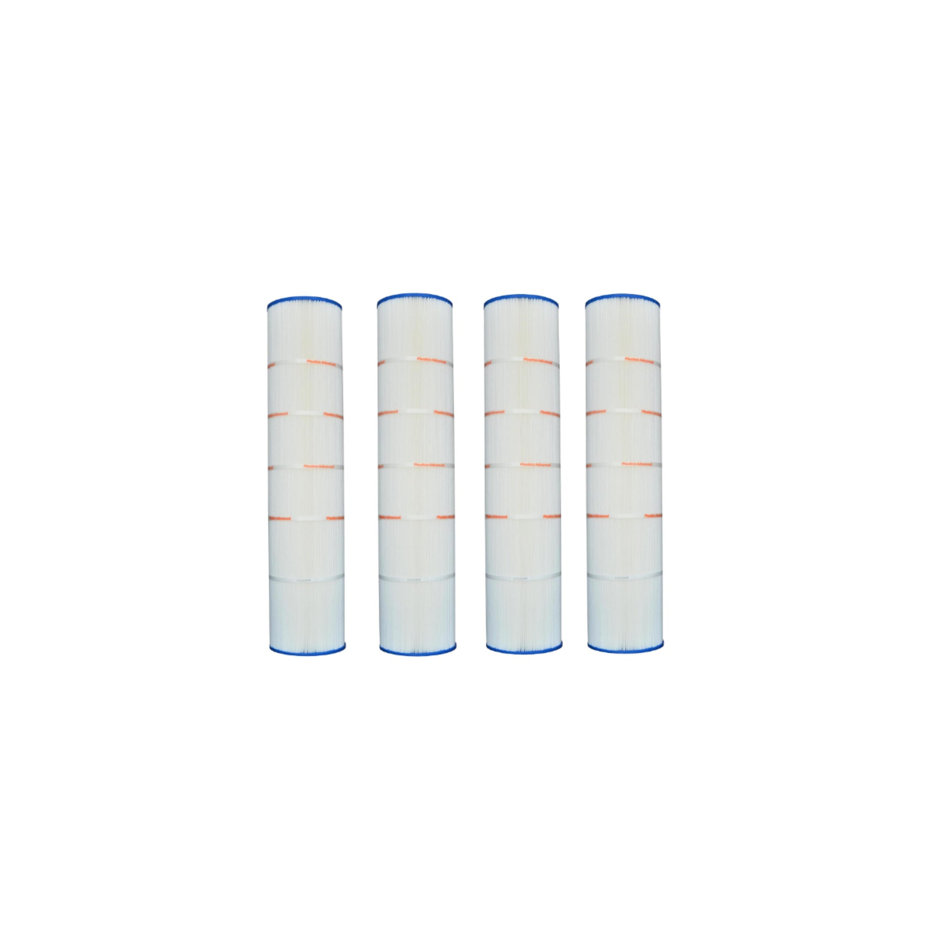 PJAN145-PAK4 7-1/8" Diameter 580 SqFt Replacement Filter Cartridge 4 Pack FRONT VIEW