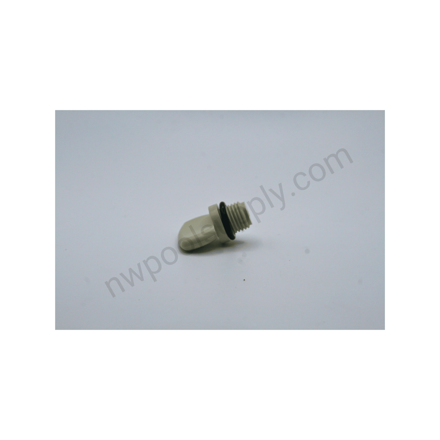 Swimables SW-21-131 Pot Drain Plug with O-ring for WhisperFlo and IntelliFlo Pumps angle view showing threads