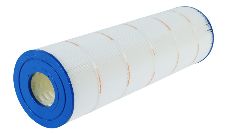 PA75-EC replacement cartridge filter  side angle view
