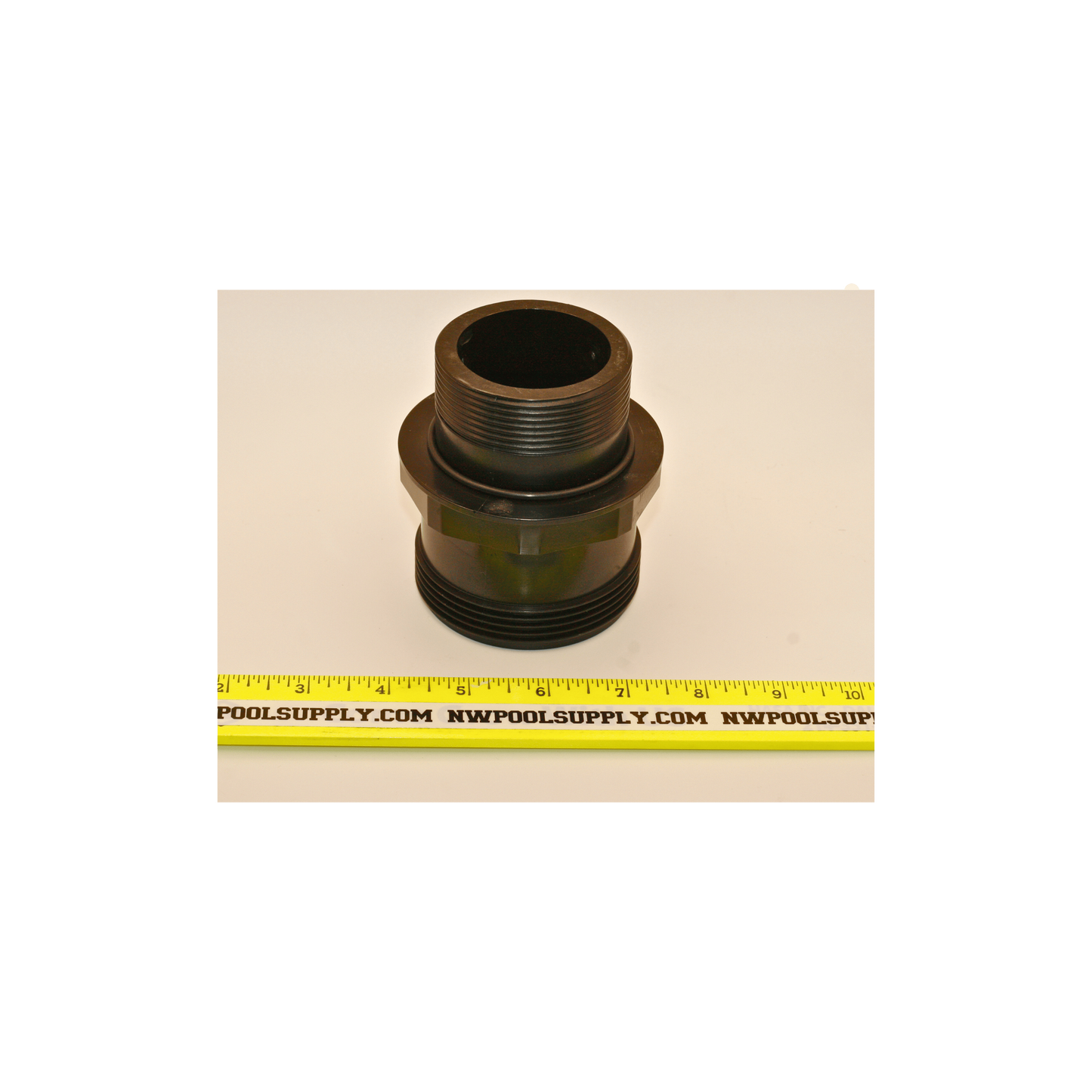 Jandy® R0358200 Bulkhead Fitting Replacement Kit side view ruler for scale