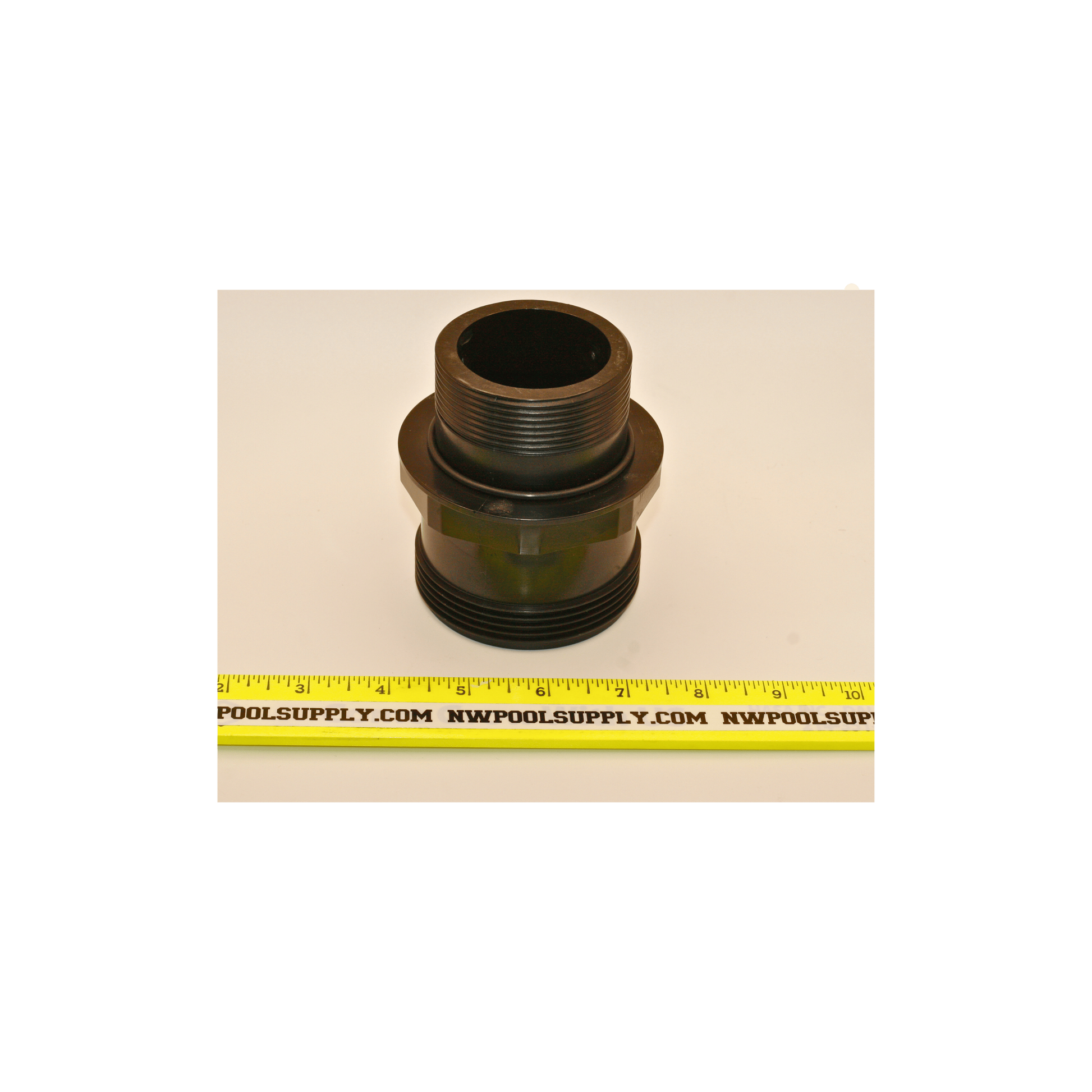 Jandy® R0358200 Bulkhead Fitting Replacement Kit side view ruler for scale