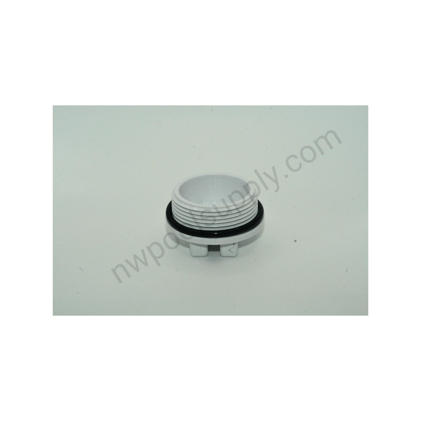Hayward SP1022C 1 1/2" MIP White All-Purpose Plug with O-ring plug inverted view