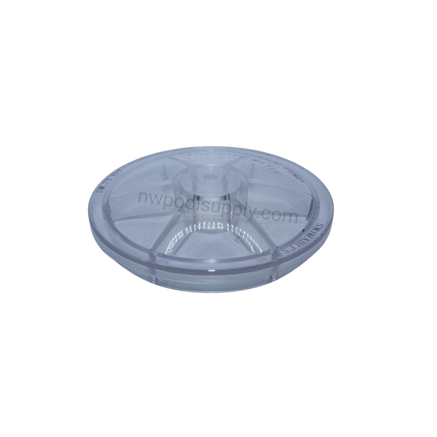 Swimables SW-21-151 Lid with O-ring for Pentair WhisperFlo and IntelliFlo Pumps side view