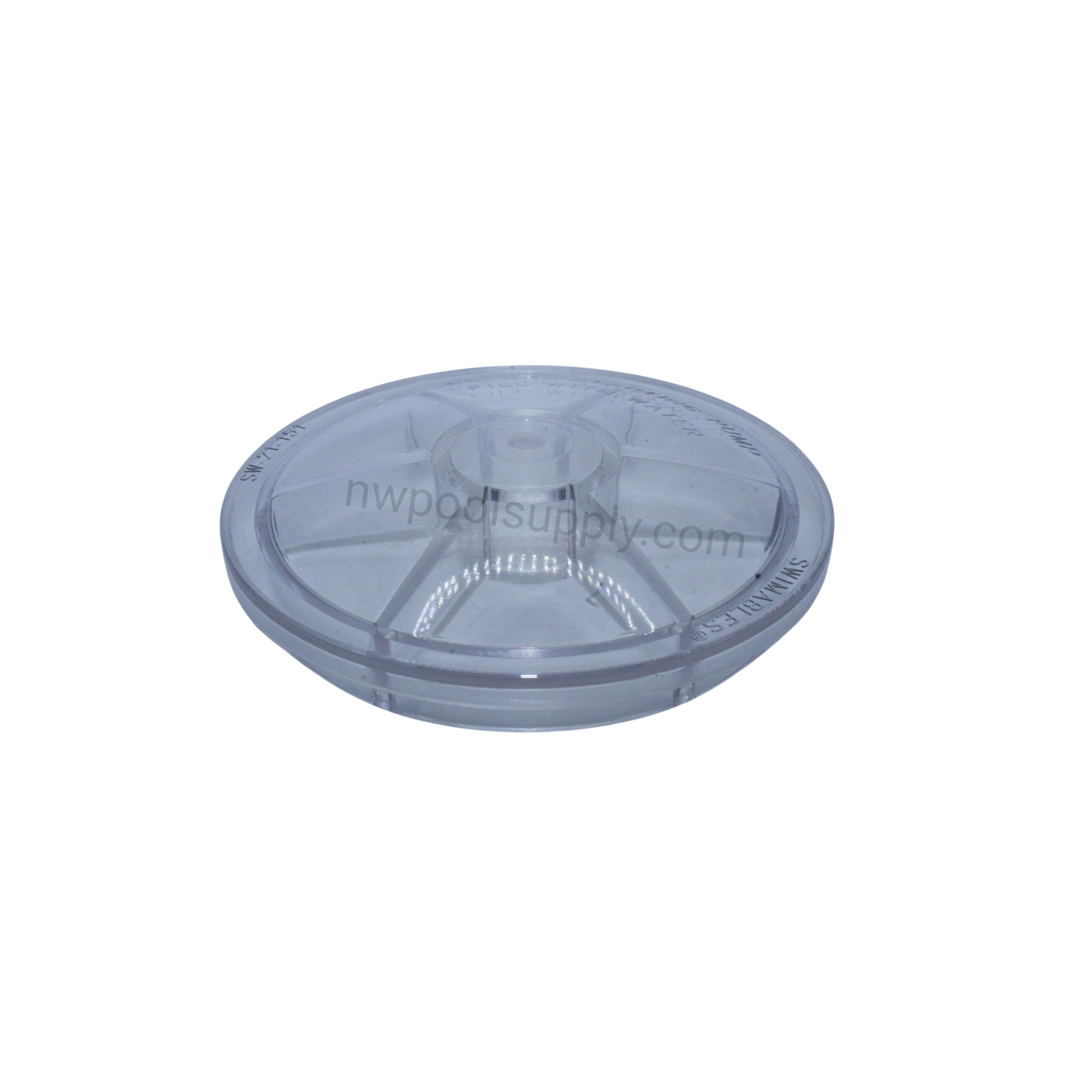 Swimables SW-21-151 Lid with O-ring for Pentair WhisperFlo and IntelliFlo Pumps side view