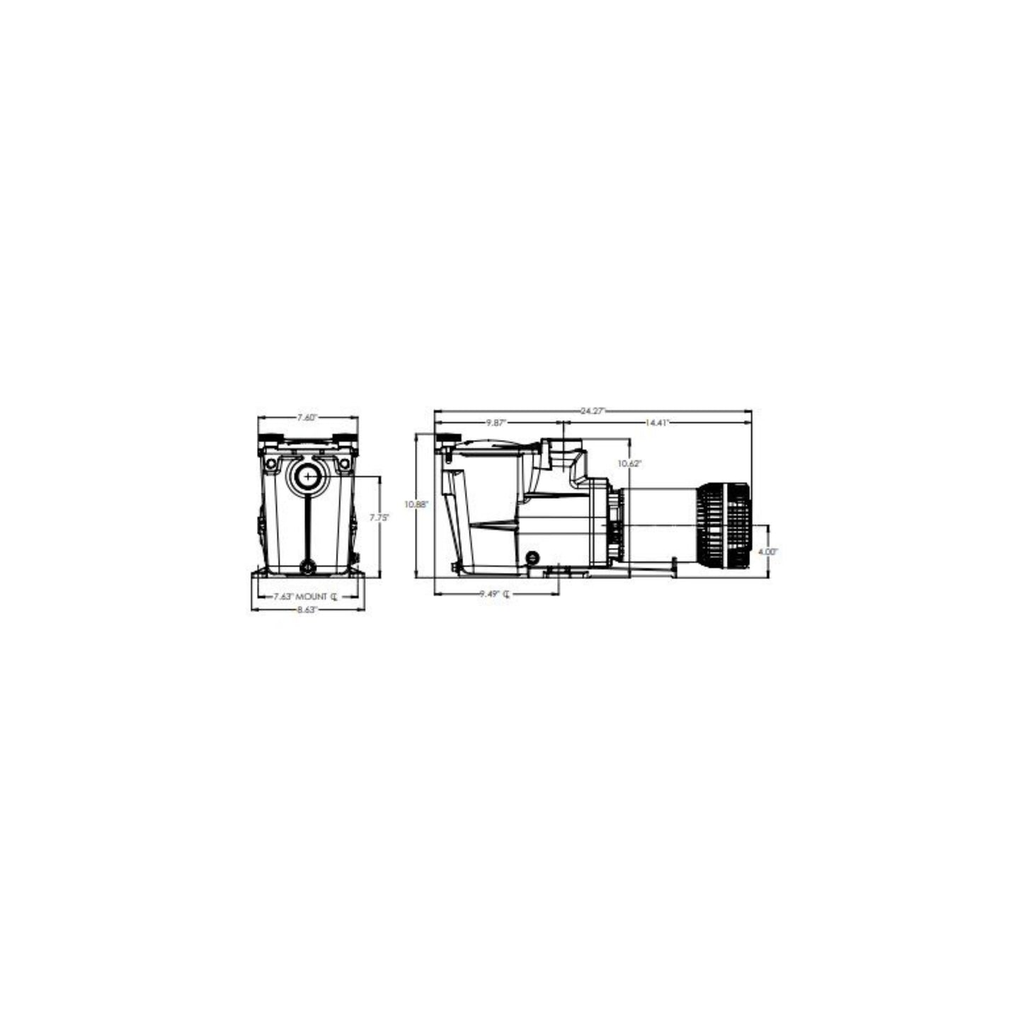 Hayward®W3SP2615X20XE Super Pump® XE 2.25HP
