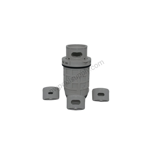11420-wt q360 head in white color with 3 selectable nozzles