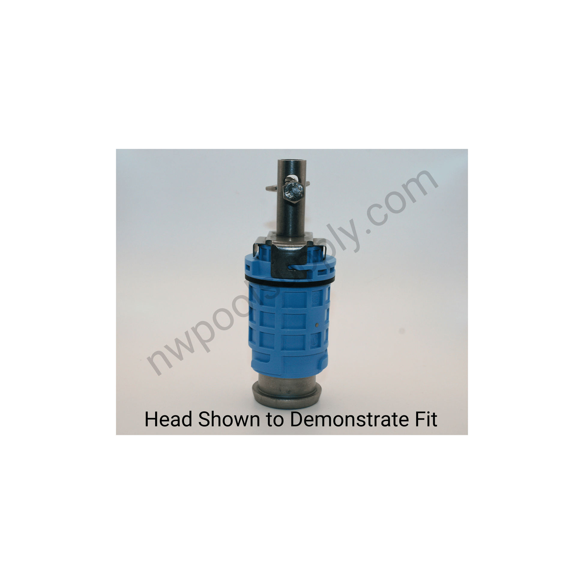 Blue Square 1145100 Pro Tool #1 for Q360/A&A and Caretaker Jets shown with head to demonstrate fit
