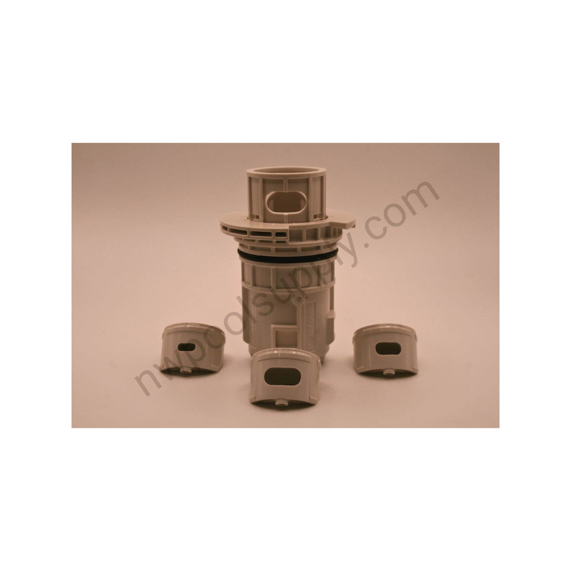 11520-WT White Retrofit Head for Paramount PV3 Infloor Cleaner Heads
