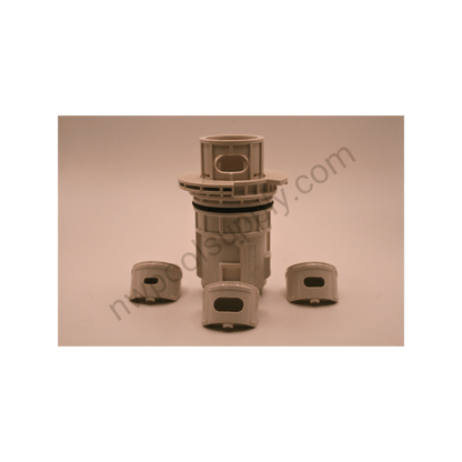 11520-WT White Retrofit Head for Paramount PV3 Infloor Cleaner Heads