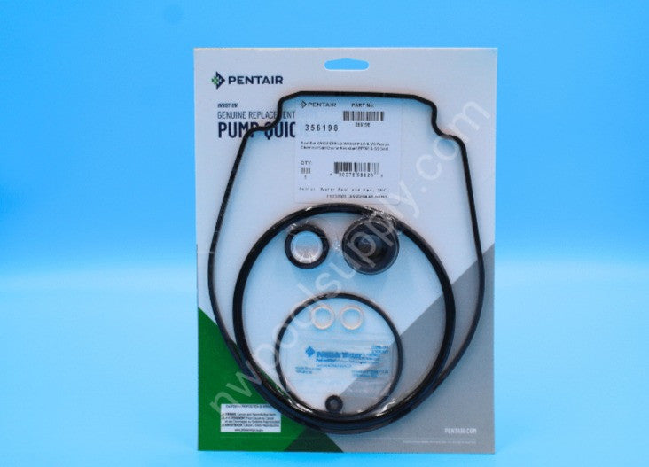 Pentair 356198 Quick Kit for WhisperFlo®/IntelliFlo® Pumps blue background