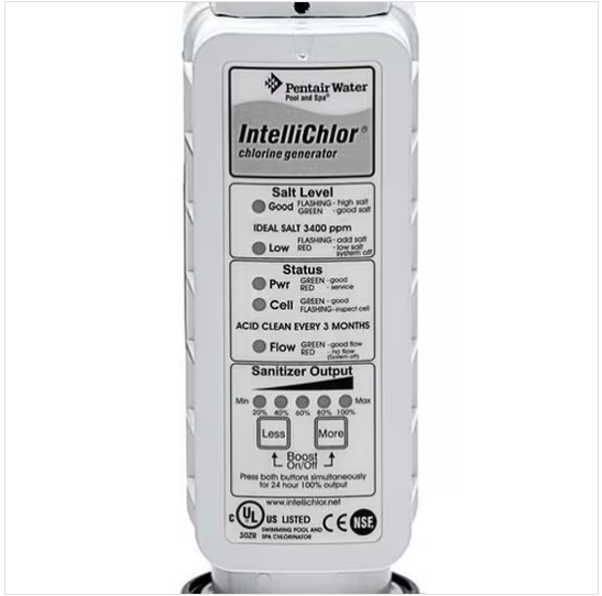 Pentair - EC-520555 - IC40 IntelliChlor Replacement Salt Cell-control view