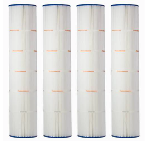 PA131-PAK4 7" Diameter 524 SqFt Replacement Filter Cartridge 4 Pack set view