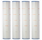 PA131-PAK4 7" Diameter 524 SqFt Replacement Filter Cartridge 4 Pack set view