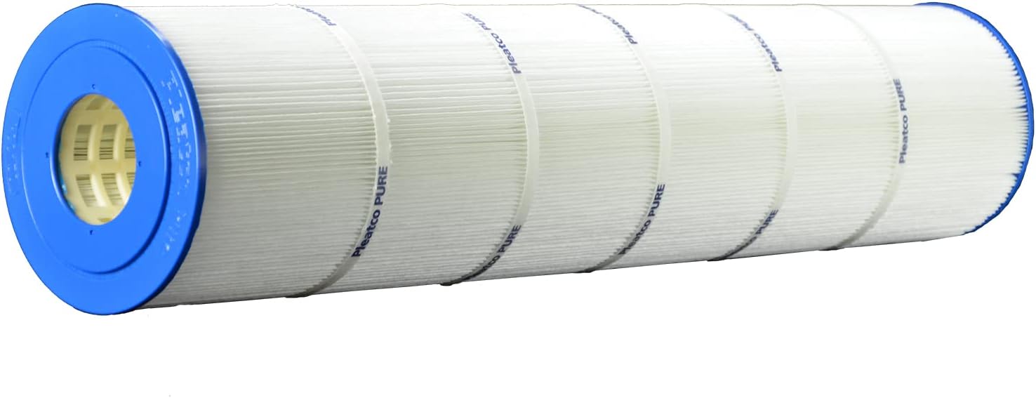 PCC130 7" Diameter 130 SqFt Replacement Filter Cartridge side angled view