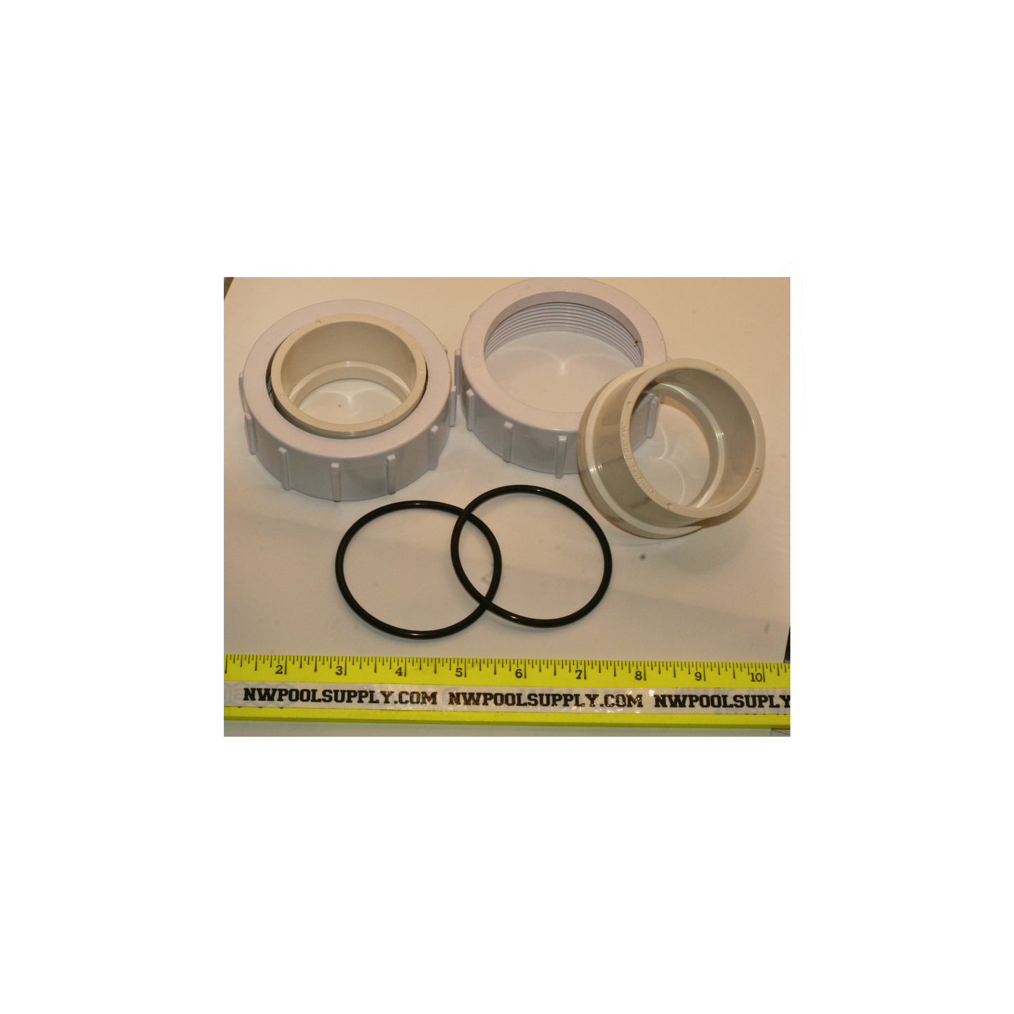 PKG 188Z Union 2"Slip Half Union Pkg complete set
