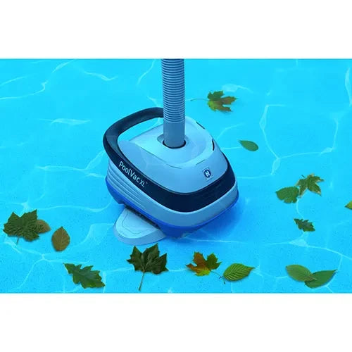 Hayward Pool Vac XL™ W32025ADC Automatic Suction Cleaner for Concrete Pools in water picking up debris